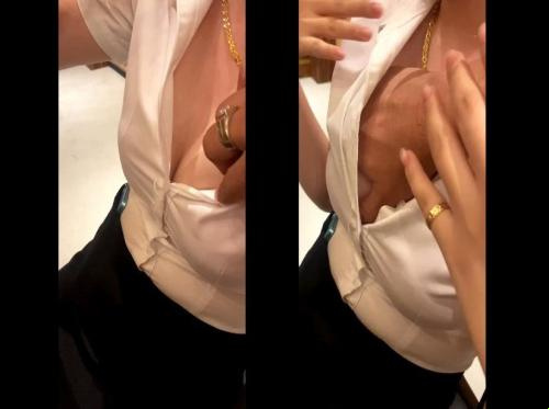 西洋人の女の子がダイニングテーブルでゲストに触らせる - Viet69