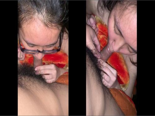 Малышка Лам Хоа в очках практикуется сосать член - Viet69