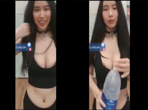 Линь Миу показала соски во время тренировки