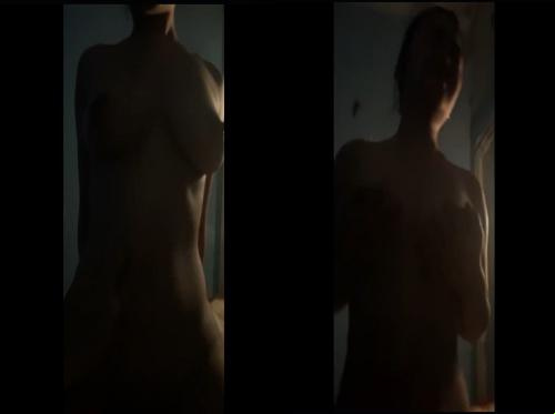 馬に乗りながら喘ぐ巨乳の好色妻